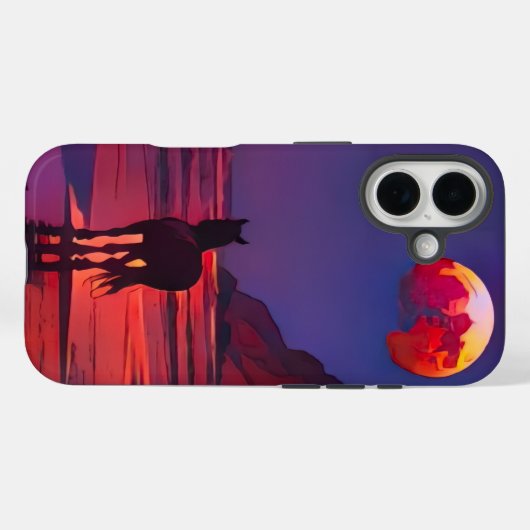 Fantasy art Case-Mate iPhoneケース (裏面 (横))