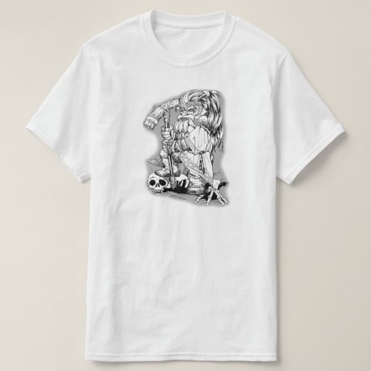 Fantasy Art Gamer Graphic小型主 Tシャツ (デザイン正面)