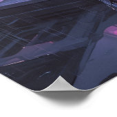 Fantasy Art- Sentinel of the Neon Divide ポスター (角)