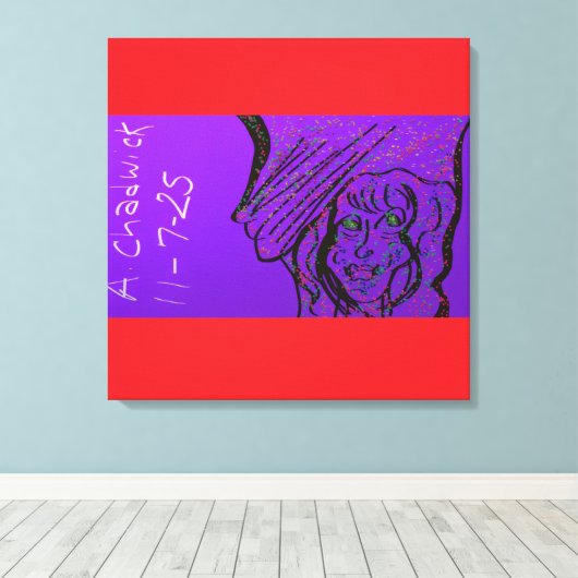 Fantasy Art Stretched Canvas Print キャンバスプリント (インサイチュ (ウッドフロア))