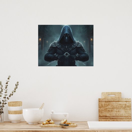 Fantasy Art: “The Whisperer of Arcane Shadows” ポスター (キッチン)