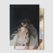 Fantasy book vellum art main characters embracing ベラム紙招待状 (オフセット (カップル))