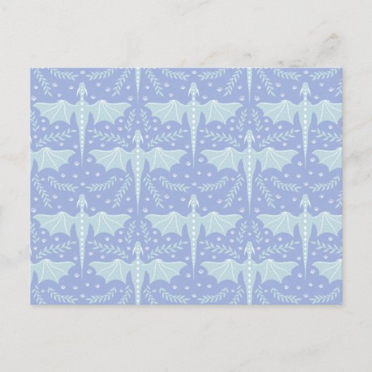 Fantasy Botanical Dragon ポストカード (正面)