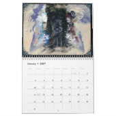 fantasy calendar starscoldnight カレンダー (1月 2027)