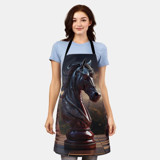 Fantasy Chess Scene - Knight エプロン (着用した状態)