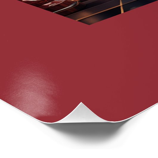 Fantasy Chess Scene - Knight ポスター (コーナー)