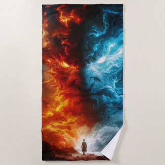 Fantasy - Choose any face you want ビーチタオル