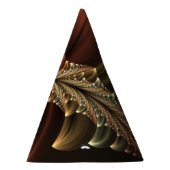 Fantasy Construction Shiny Abstract Fractal Art パーティーハット (右)