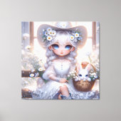 Fantasy cowgirl キャンバスプリント (正面)