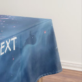 Fantasy Cute Blue Dragon City テーブルクロス (インサイチュ)