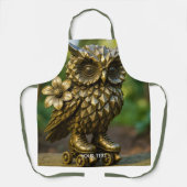 Fantasy Cute Brass Owl Skates エプロン (正面)