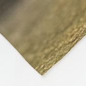 Fantasy Cute Brass Owl Skates フリースブランケット (角)