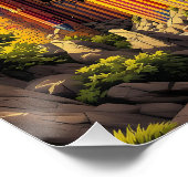 Fantasy Cute Castle From Pencils ポスター (コーナー)