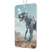 Fantasy Cute Cyborg Dinosaur Desert カーエアーフレッシュナー (左)