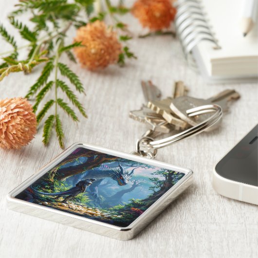 Fantasy Cute Eggs Dragon Knight キーホルダー (側面)