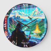 Fantasy Cute Fantastic Run Park ラージ壁時計 (正面)