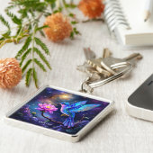 Fantasy Cute Flower Small Bird キーホルダー (側面)