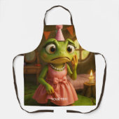 Fantasy Cute Frog Girl Party エプロン (正面)