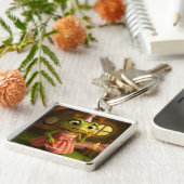 Fantasy Cute Frog Girl Party キーホルダー (側面)