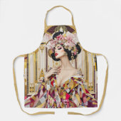 Fantasy Cute Lady Art Deco エプロン (正面)