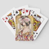 Fantasy Cute Lady Art Deco トランプ (裏面)