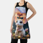 Fantasy Cute Mouse Flower Umbrella エプロン (インサイチュ)