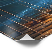 Fantasy Cute Night Racoon Detective ポスター (コーナー)