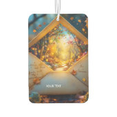 Fantasy Cute Old Autumn Envelope カーエアーフレッシュナー (裏面)