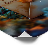 Fantasy Cute Old Autumn Envelope ポスター (コーナー)