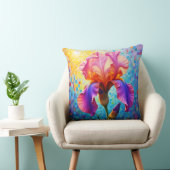 Fantasy Cute  Orange Pink Flower クッション (椅子)