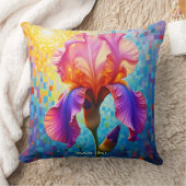 Fantasy Cute  Orange Pink Flower クッション (ブランケット)