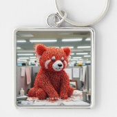 Fantasy Cute Paper Clip Bear キーホルダー (正面)