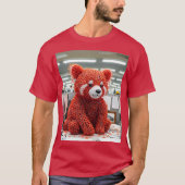 Fantasy Cute Paper Clip Bear Tシャツ (正面)