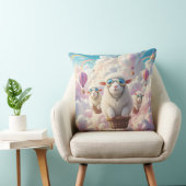 Fantasy Cute Pastel Family Sheep クッション (椅子)