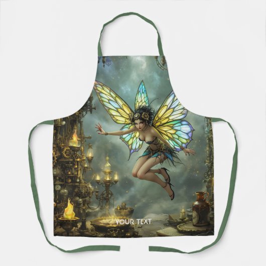 Fantasy Cute Pixie Butterfly Wings エプロン (正面)