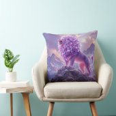 Fantasy Cute Purple Amethyst Lion クッション (椅子)