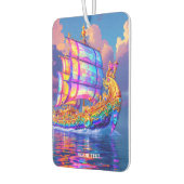 Fantasy Cute Rainbow Colors Ship カーエアーフレッシュナー (左)