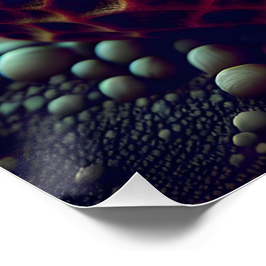 Fantasy Cute  Squirrel Inside Shell ポスター (コーナー)