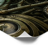 Fantasy Cute Surrealism Butterfly Face ポスター (コーナー)