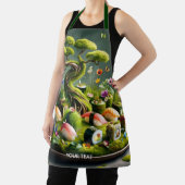 Fantasy Cute Sushi Japanese Landscape エプロン (インサイチュ)