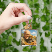 Fantasy Cute Tiger Old Man キーホルダー (手)