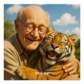 Fantasy Cute Tiger Old Man ポスター (正面)