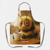 Fantasy Cute Very Tired Bee エプロン (正面)