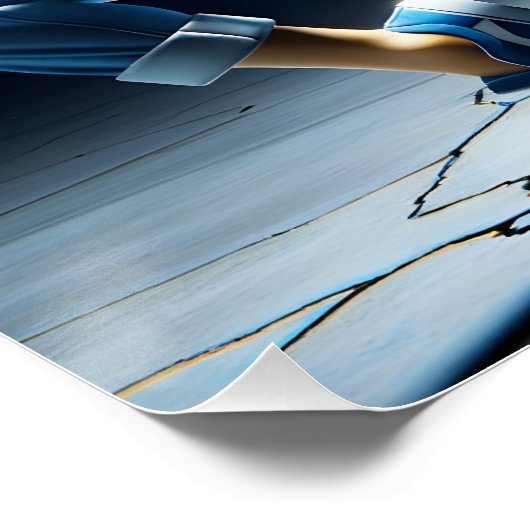 Fantasy Cute Young Dancing Girl ポスター (コーナー)