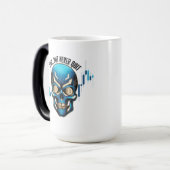 Fantasy Design | Crypto Btc | Motivation | Blue モーフィングマグカップ (正面左)