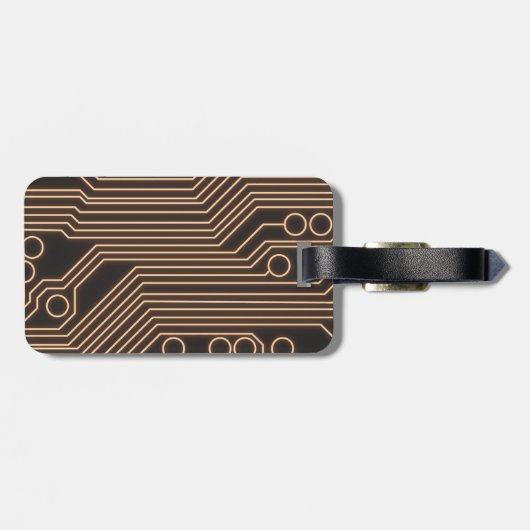 Fantasy Design | Crypto Btc | Motivation | Blue ラゲッジタグ (裏面横)