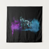 Fantasy Design | Cryptocurrency | Ethereum タペストリー (正面(横))