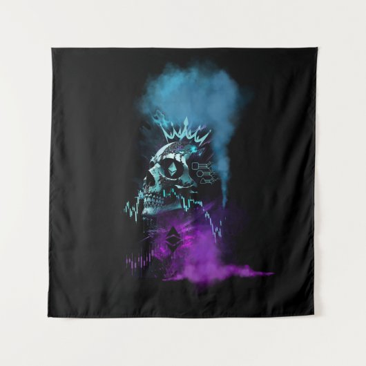 Fantasy Design | Cryptocurrency | Ethereum タペストリー (正面)