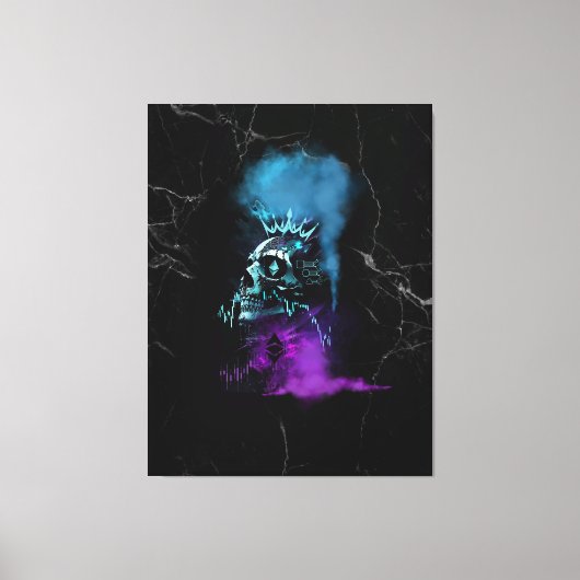 Fantasy Design | Cryptocurrency | Ethereum Marble キャンバスプリント (正面)