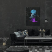 Fantasy Design | Cryptocurrency | Ethereum Marble キャンバスプリント